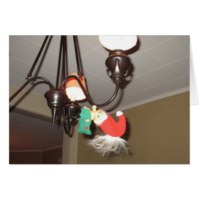 Troll utom kontroll hälsningskort (Framsidan Horizontal)