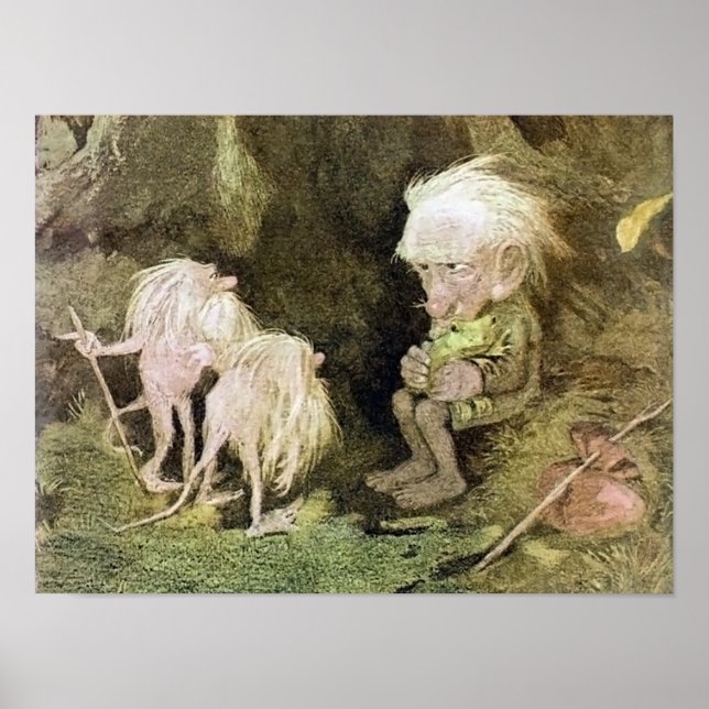 Troll with his Pet Frog Poster (Framsidan)