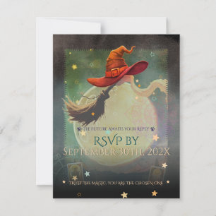 Trollande Natt Celestial Halloween RSVP OSA Kort