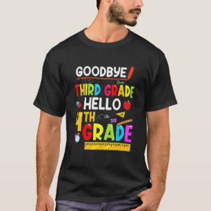 Trollande Tredje Klass Hej Fjärde Klass Rolig Bak T Shirt