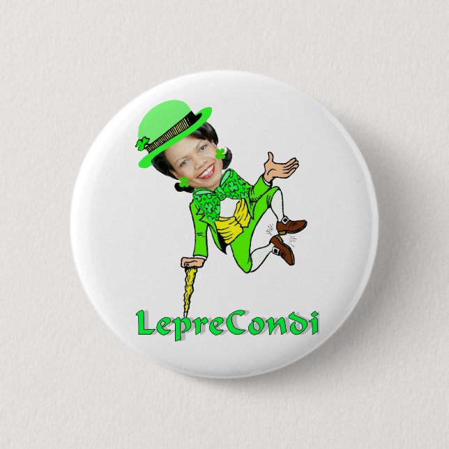 TrollCondoleezza St Patrick dag Knapp (Framsida)