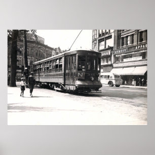 Trolley i Wilkes-Barre Poster