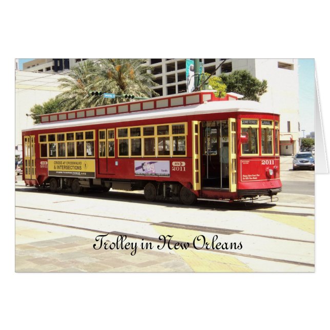 Trolley New Orleans OBS Kort (Framsidan Horizontal)