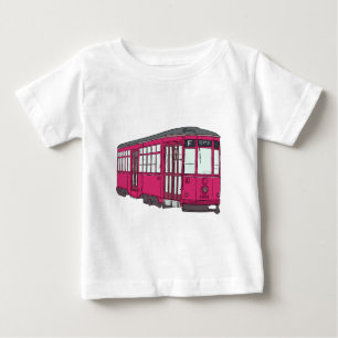 Trolleycar för spårvagn för t-shirt