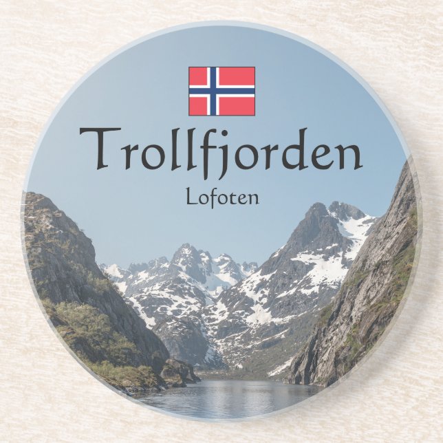 Trollfjord Lofoten Underlägg (Framsidan)