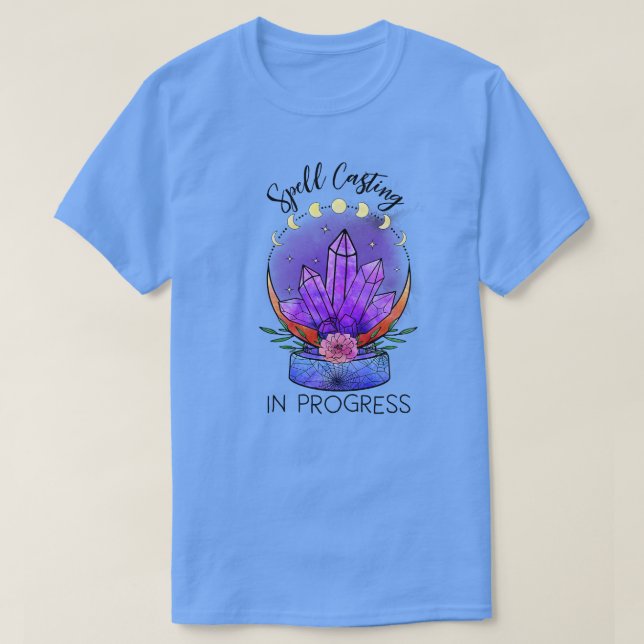 trollformel för stavningsutgjutning pågår t shirt (Design framsida)
