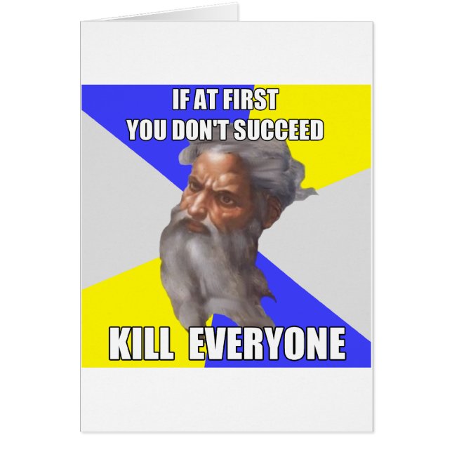 Trollguddödor Hälsningskort (Framsidan)