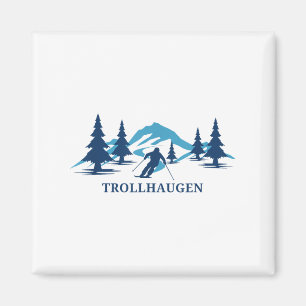 Trollhaugen Wisconsin Ski Resort Skiing _1 Magnet