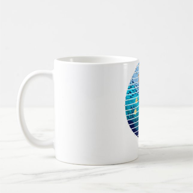 Trolling For Lake Trout Marking Monsters Kaffemugg (Vänster)