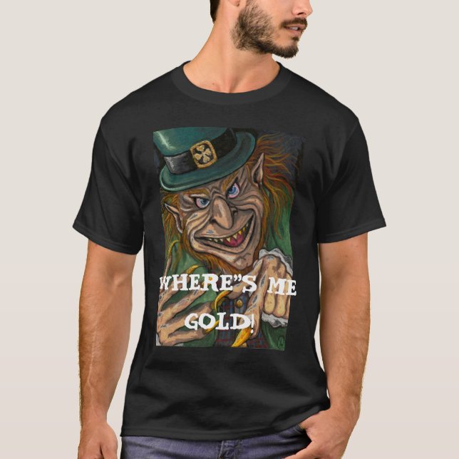 TROLLirländareskjorta T Shirt (Framsida)