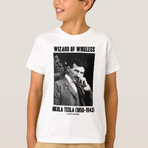 Trollkarl av trådlösa Nikola Tesla T Shirt