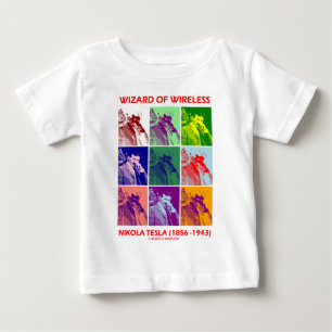 Trollkarl av trådlösan (Nikola Tesla nio bilder) Tee Shirt