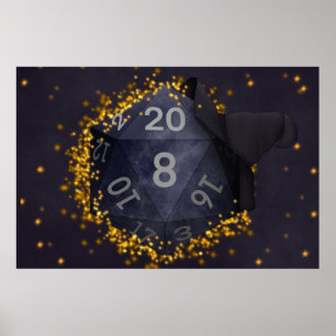Trollkarl d20 poster