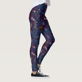 Trollkarl Euphemia Mörkblå Dam Leggings