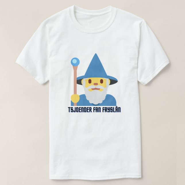 trollkarl i Friesland på frisiska T Shirt (Design framsida)