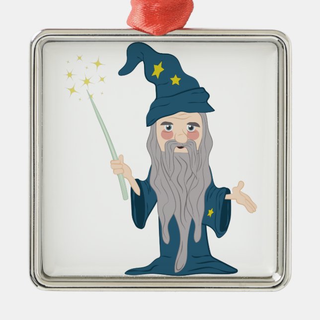 Trollkarl Julgransprydnad Metall (Framsidan)