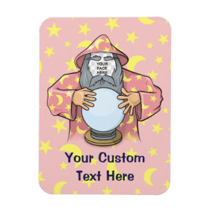 Trollkarl med ditt ansikte magnet