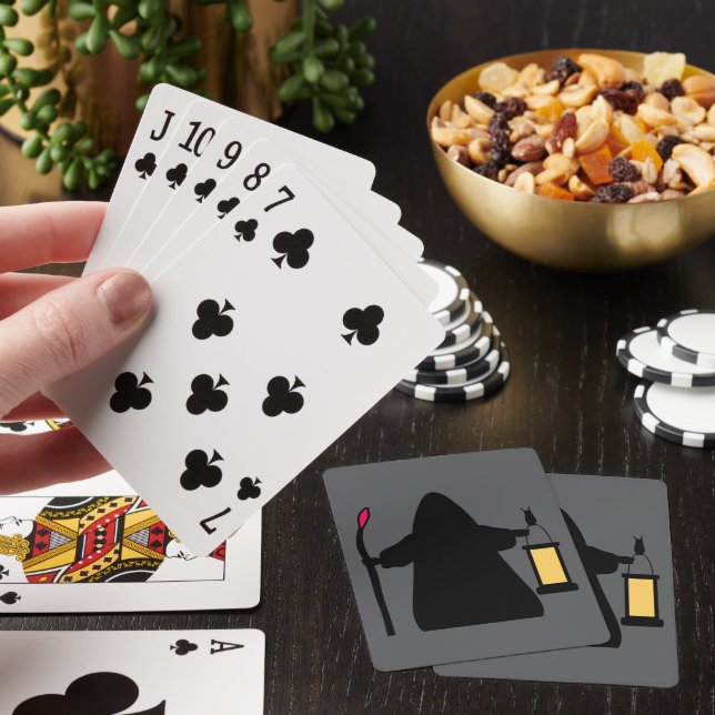 Trollkarl Poker Kort Casinokort (På plats)