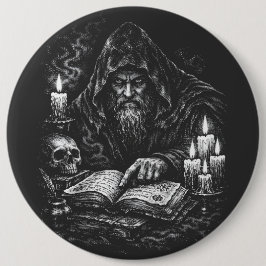 Trollkarl som studerar Grimorium — av BurnsInHell Knapp