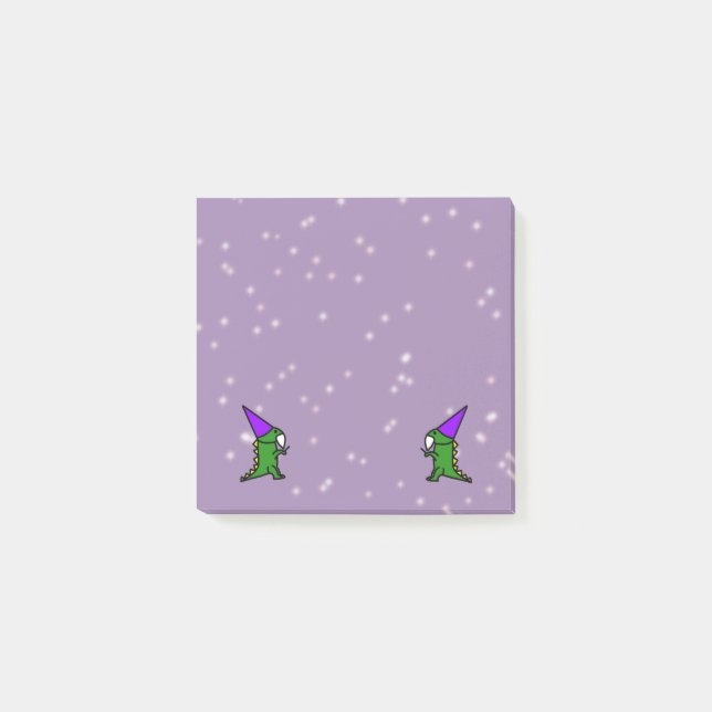 Trollkarl T-Rex Post-it-lappar Post-it Block (Framsida)