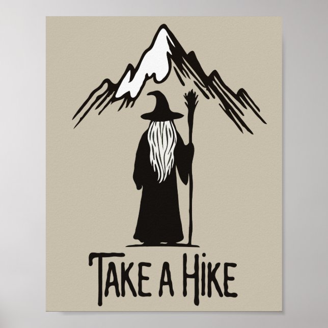 Trollkarl Ta en Promenad Poster (Framsidan)