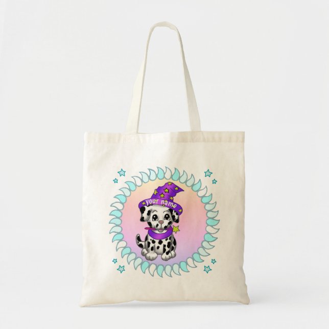 Trollkarl valp Totebag Tygkasse (Framsidan)