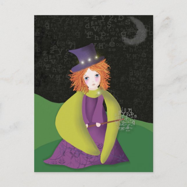 Trollkarl Vykort (Framsida)