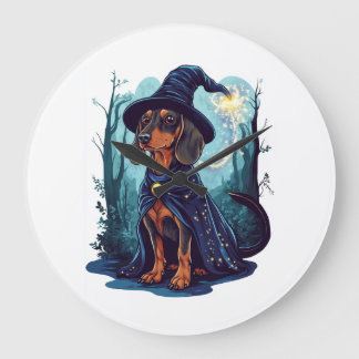 Trollkarl Wiener � Magisk Dachshund Stor Klocka
