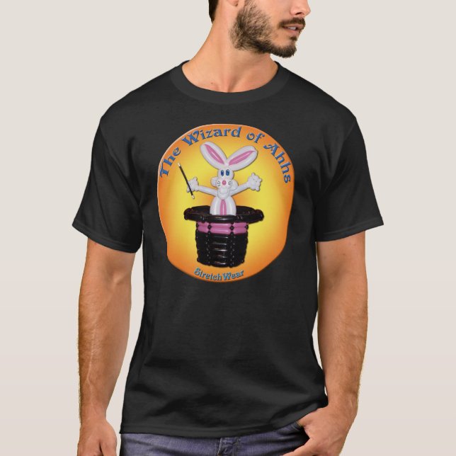 Trollkarlen av Ahhs ballongkanin i top hat Tee (Framsida)