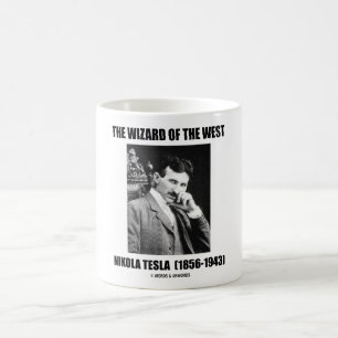 Trollkarlen av det västra (Nikola Tesla) Kaffemugg