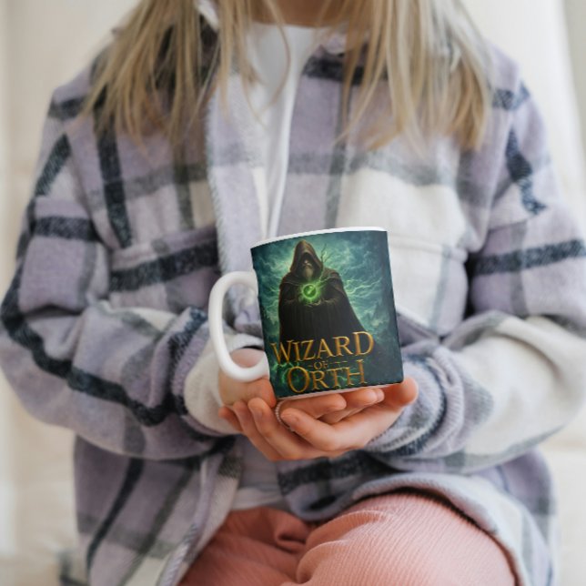 Trollkarlen av Orth Logotyp Mug Kaffemugg (Skapare uppladdad)