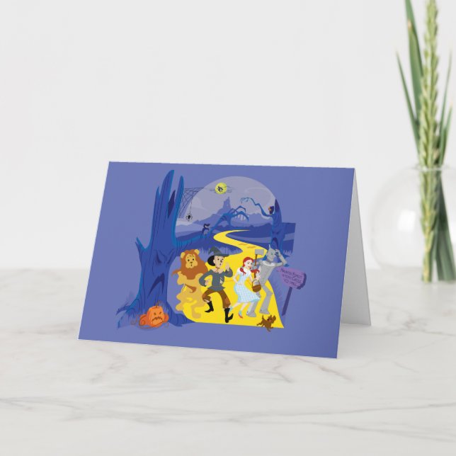 Trollkarlen från Oz™ | Halloween Spökskog Kort (Framsida)