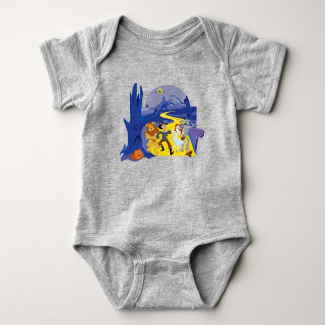 Trollkarlen från Oz™ | Halloween Spökskog T Shirt (Framsida)