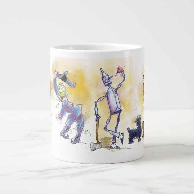 TROLLKARLEN FRÅN OZ JUMBO KAFFEKOPP MUGG (Framsidan)