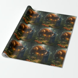 Trollkarlen i skalfantasins mattomslagnings papper presentpapper