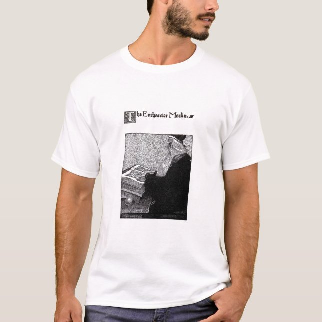 Trollkarlen Merlin Tee Shirt (Framsida)