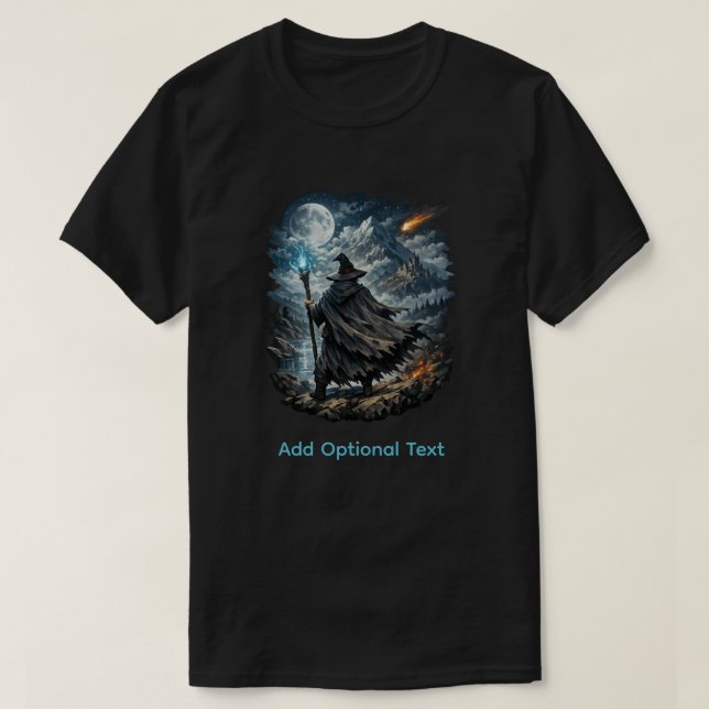 Trollkarlen och månen t shirt (Design framsida)