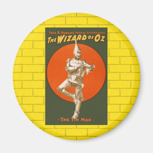 Trollkarlen Oz Bleckman - Vintage Musikalteater Magnet