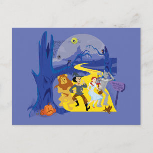 Trollkarlen Oz™   Halloween Spökskog Vykort