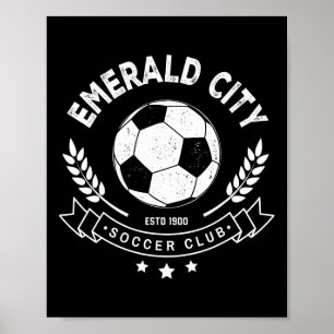 Trollkarlen Oz Smaragdstaden Fotbollskostym Ha Poster