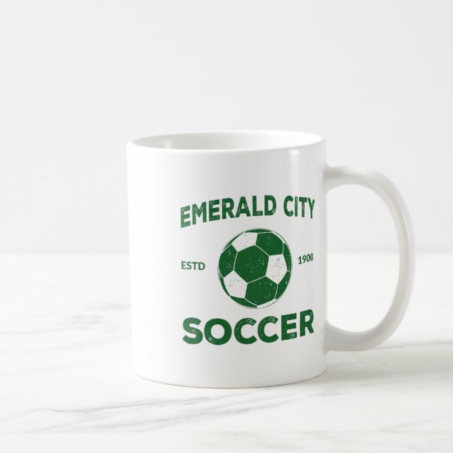 Trollkarlen Oz Smaragdstadens Fotbollskostym  Kaffemugg (Höger)