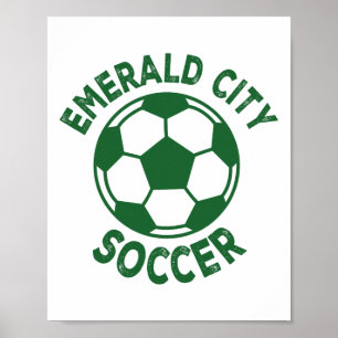 Trollkarlen Oz Smaragdstadens Fotbollskostym Poster