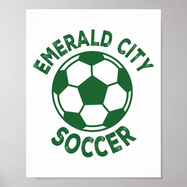 Trollkarlen Oz Smaragdstadens Fotbollskostym  Poster (Framsidan)