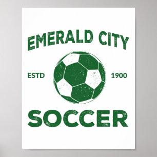 Trollkarlen Oz Smaragdstadens Fotbollskostym Poster