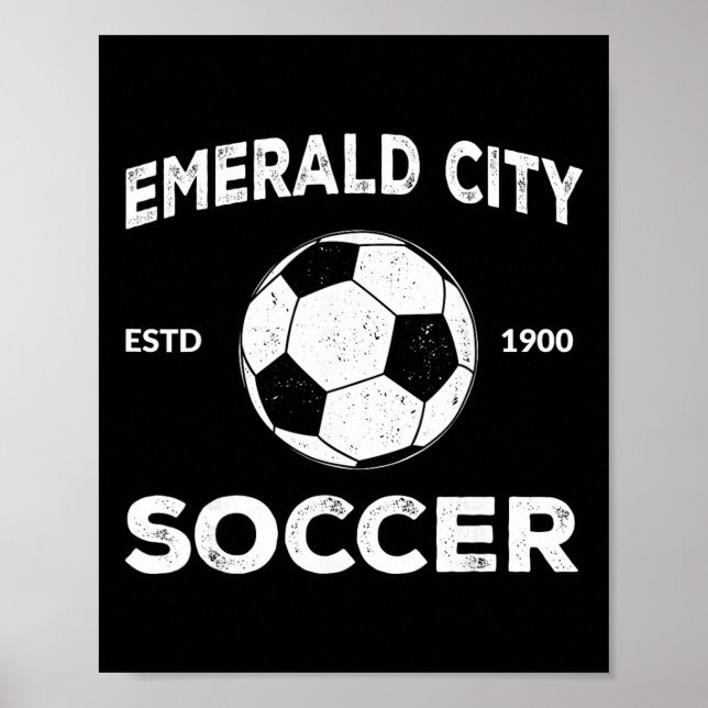 Trollkarlen Oz Smaragdstadens Fotbollskostym  Poster (Framsidan)