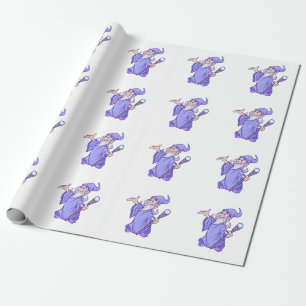 trollkarlens magiker med magiska lilor presentpapper