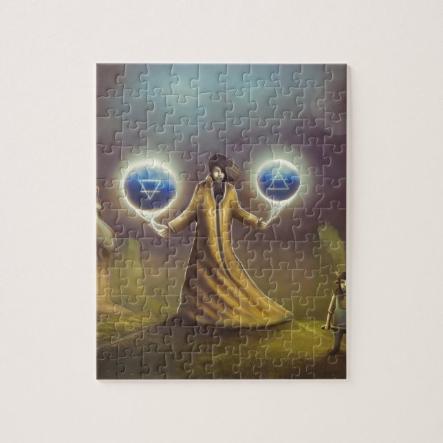 trollkarlfantasimagi pussel (Vertikal)