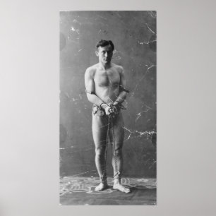 TrollkarlHarry Houdini anseende kedjar in Poster
