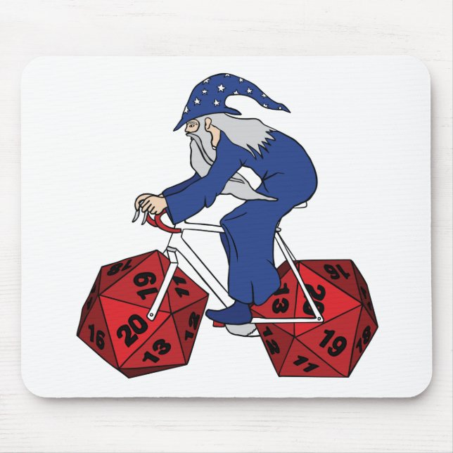 Trollkarlridningcykel med 20 sidtärninghjul musmatta (Framsidan)