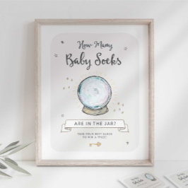 Trollkarls Baby Shower Hur många strumpor är i bur Poster
